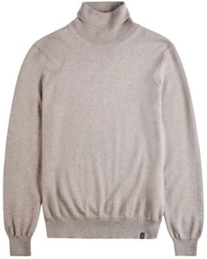 Fay Luxurious 100% Wool Sweater - Gray