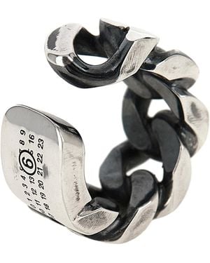 MM6 by Maison Margiela Chain Earrings - Metallic