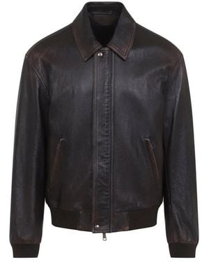 Prada Leather Jacket - Black