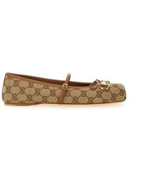 Gucci Ballerina Con Morsetto - Natural