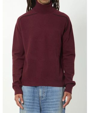 Maison Margiela Virgin Wool Turtleneck Jumper - Red