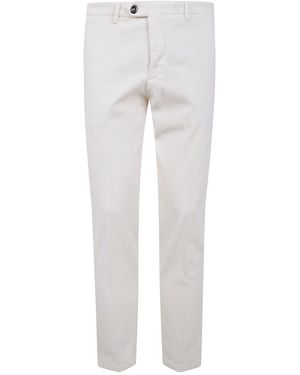 Michael Coal "Capri American Pocket" Trousers - White