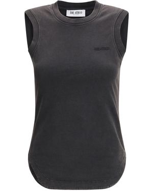 The Attico Reese Tank Top - Black
