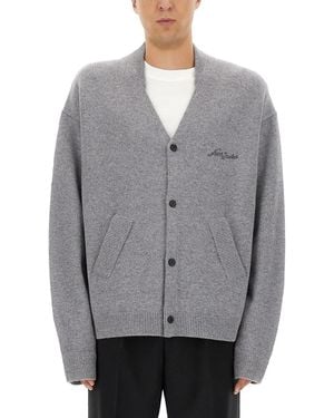 Acne Studios Vneck Cardigan - Grey