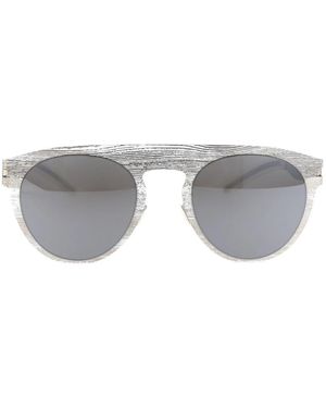 Mykita Pine Flash Metal Sunglasses - Gray