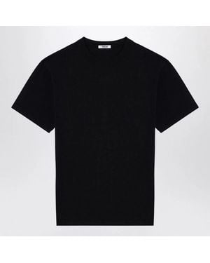 Tekla Cotton Crewneck Tshirt - Black
