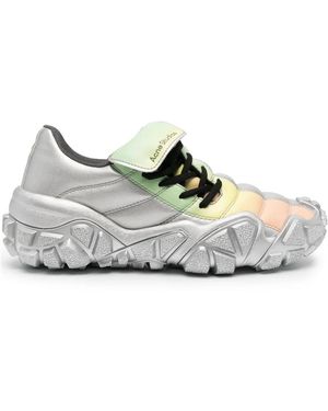 Acne Studios Bolzter Football Low-Top Trainers - Grey