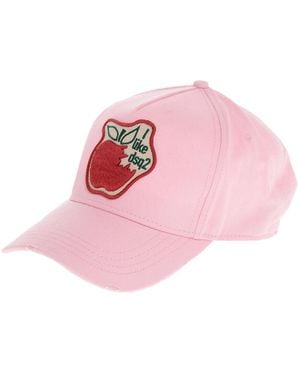 DSquared² Patch Logo Baseball Cap - Pink
