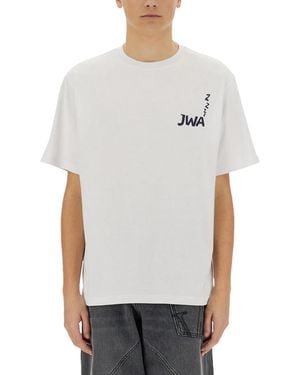 JW Anderson T-Shirt With Logo - White
