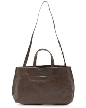 Lihann George Elli Leather Tote Bag - Brown