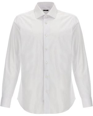 Barba Napoli Poplin Shirt - White