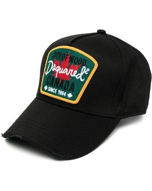 DSquared² Cotton Hat - Black