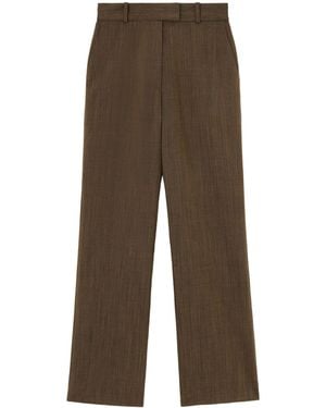 Ganni Mélange-Effect Pants - Multicolor