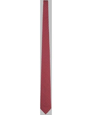 BOSS Silk Blend Tie Ties & Bow - White