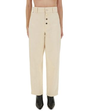 Moschino Straight Fit Jeans - Natural