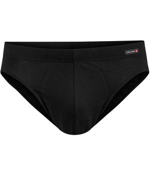 CALIDA Cotton Elastane Slip - Black
