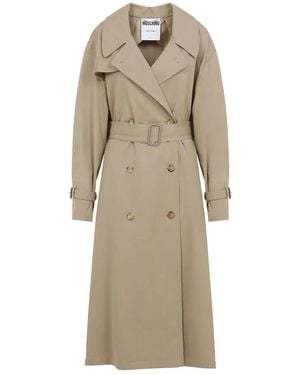 Moschino Cotton Nylon Coat - Natural