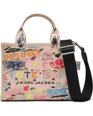 Marc Jacobs Tote Bag The Punk Scribble - Pink