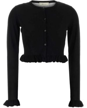 Blumarine 4M217A Knited Cardigan - Black