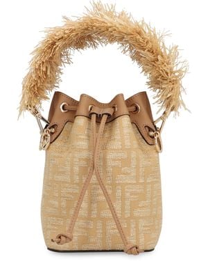 Fendi Mon Tresor Bucket Bag - Natural