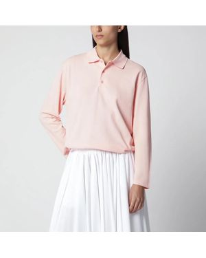 Flore Flore Diana Organic Cotton Polo Shirt - Pink