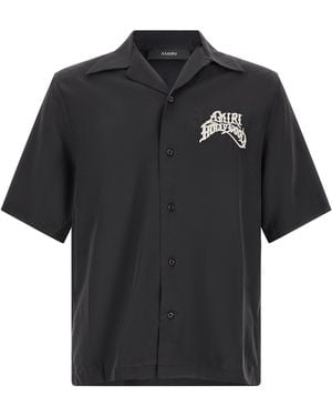 Amiri 'Hollywood' Embroidered Shirt - Black