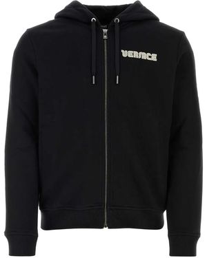 Versace Cotton Sweatshirt - Black