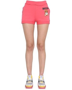 Moschino Teddy Inside Out Shorts - Pink