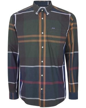 Barbour "Harris" Tailored Shirt - Gray