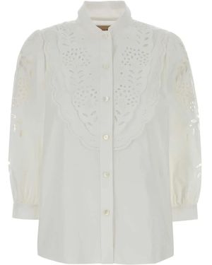 Valentino Garavani Embroidered Shirt - White