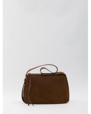 Tory Burch "Romy" Small Shoulder Bag - Brown