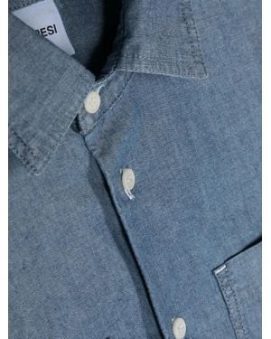 Aspesi Long Sleeve Shirt - Blue
