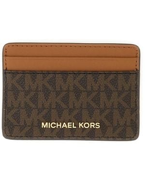 MICHAEL Michael Kors Michael By Michael Kors Portacarte Con Logo - Brown