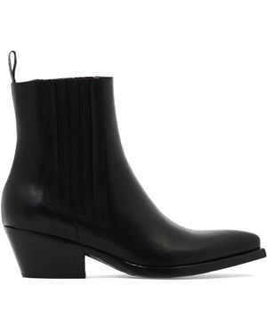 Sartore "Parma 45 Mm" Pull-On Ankle Boots - Black