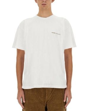 AWAKE NY T Shirt With Logo - White