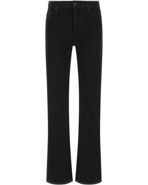Mother Cotton Flared Jeans - Black