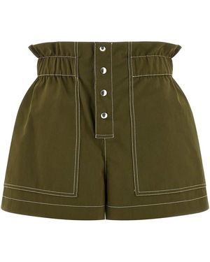 Marni Gabardine Shorts - Green