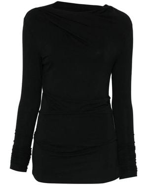 Entire studios Draped Top - Black