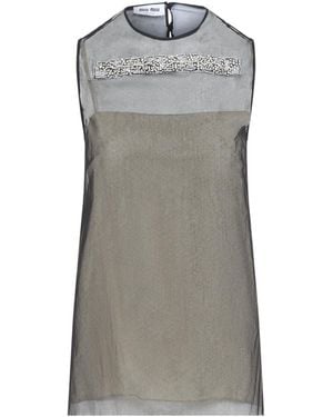 Miu Miu Nero Top - Grey