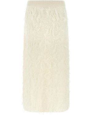 Fabiana Filippi Gauze Skirt - Natural