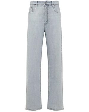 Miu Miu Azzurro Cotton Jeans - Grey