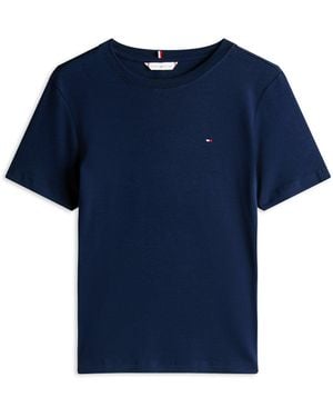 Tommy Hilfiger Dark T-Shirt With Logo - Blue
