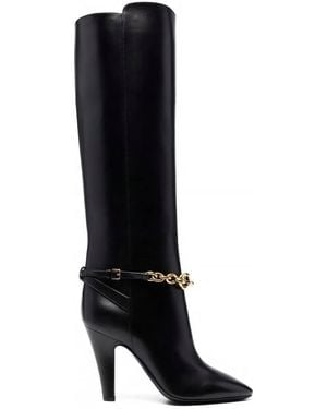Saint Laurent Le Maillon 95 Boot Vanity Soft - Black