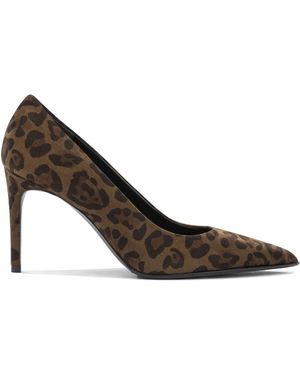 Sergio Levantesi Suede Rubber Heels - Brown