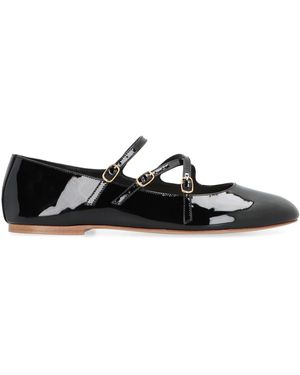 CELINE LES BALLERINES メリージェーン バレリーナ Celine Mary Jane Ballerina Les Ballerines Black (Womens
