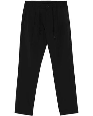 Herno Pants With Logo - Black