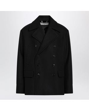 Dries Van Noten Wool Blend Coat - Black