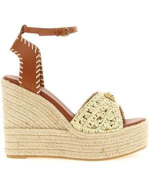 Versace 'La Medusa' Espadrilles - Natural