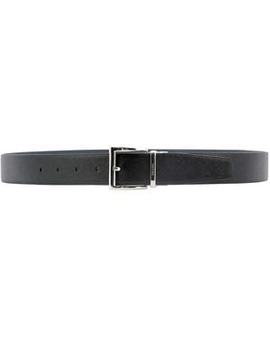 Prada Reversible Saffiano Belt - White