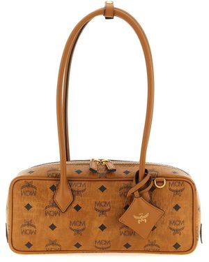 MCM 'Aren East West' Shoulder Bag - Brown